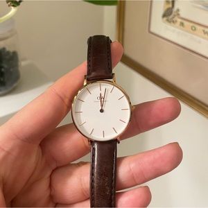 Daniel Wellington Brown Leather Watch